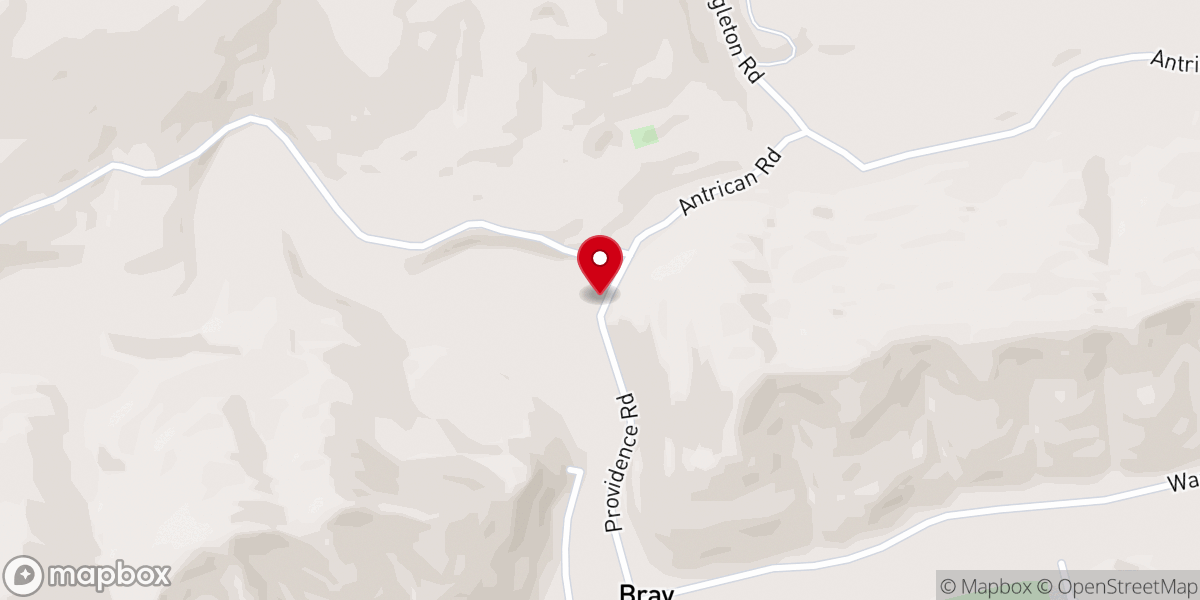 Map showing location of Providence Missionary Baptist