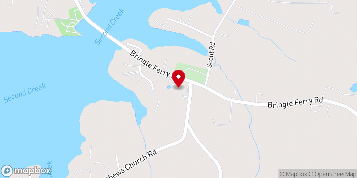 Map showing location of St Matthews Lutheran Church