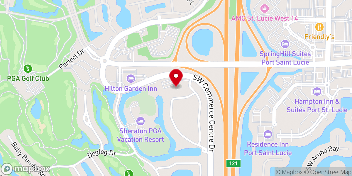 Map showing location of Douglas and Eleanor Seaman Charitable Foundation