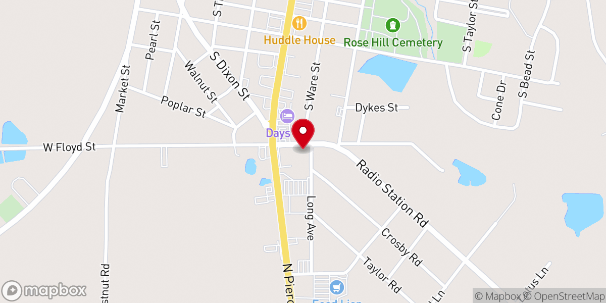 Map showing location of Iglesia Cristo Es El Camino