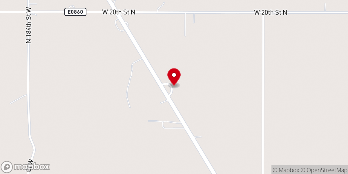 Map showing location of Creek Church