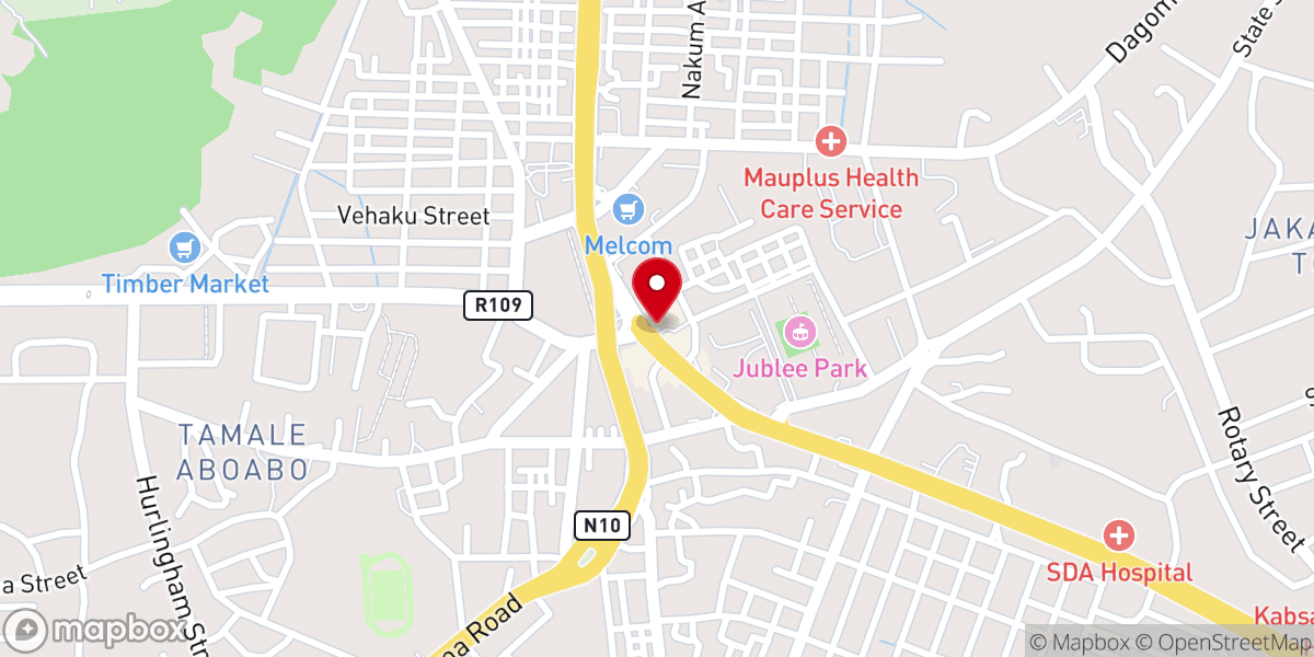 Map showing location of ECG - The Jesus Nation Church, Tamale branch