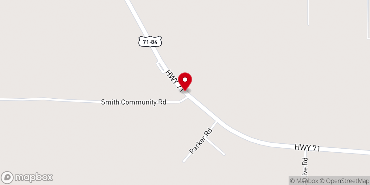 Map showing location of New Beginnings Faith Ministries