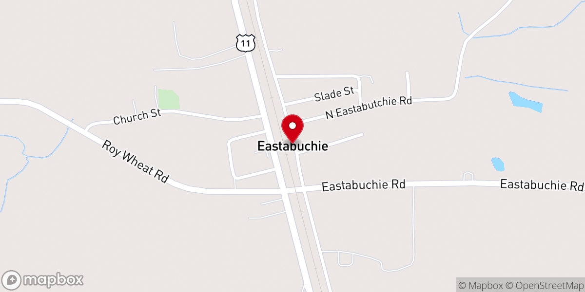 Map showing location of Eastabuchie