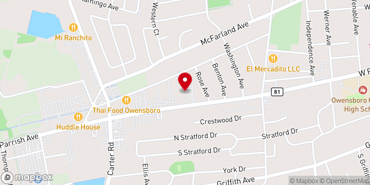 Map showing location of GracePointe Church