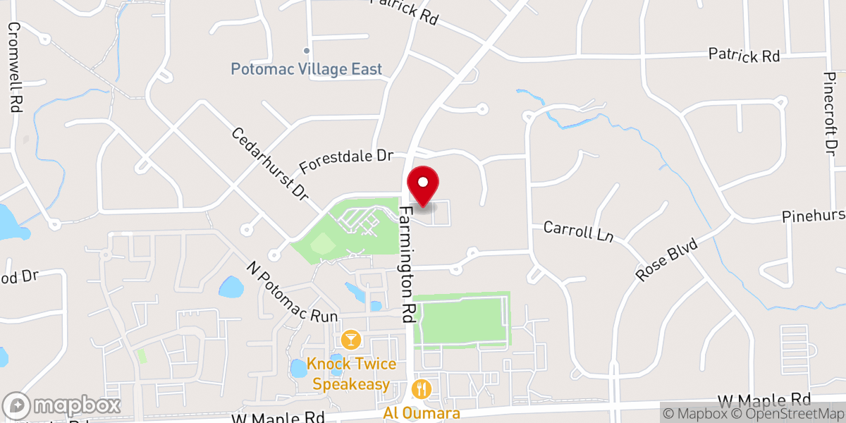 Map showing location of Ohel Moed of Shomrey Emunah