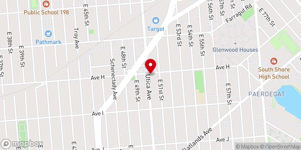 Map showing location of Brooklyn Mamre Seventh-day Adventist Church