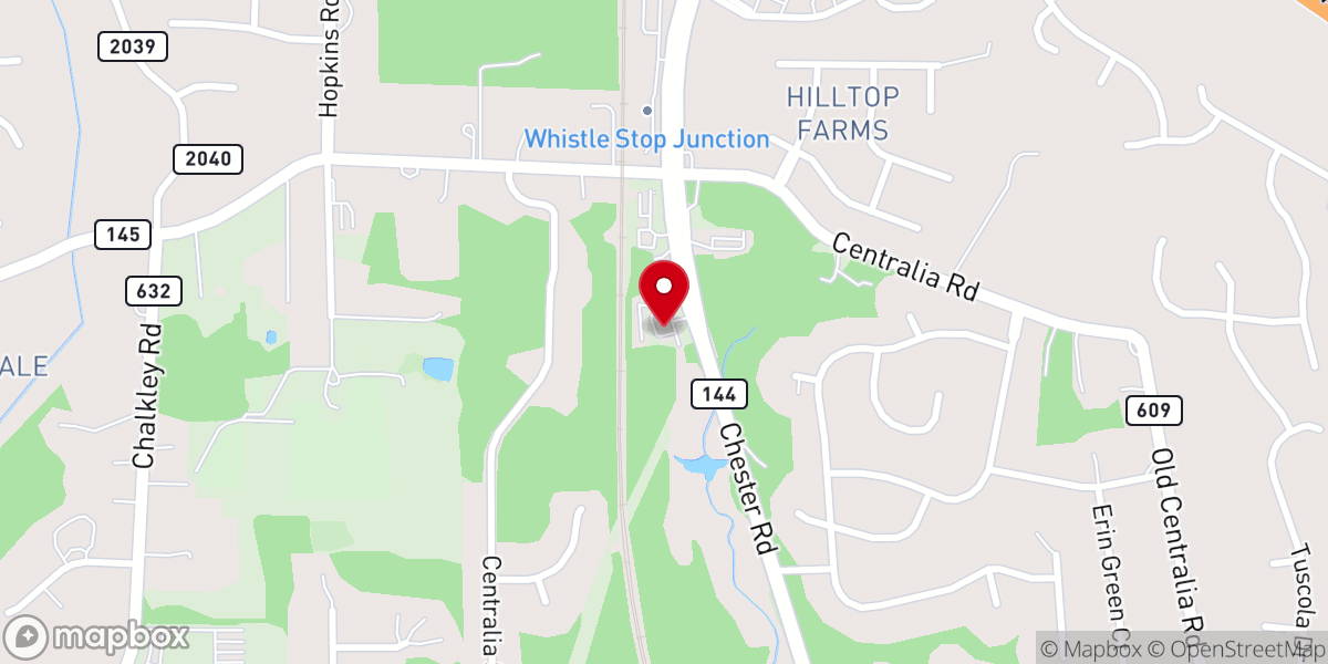 Map showing location of Essence Christian Church