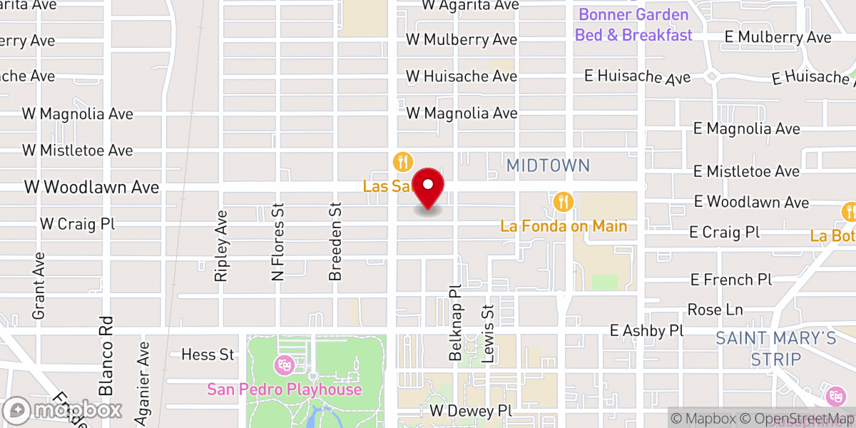 Map showing location of Four Winds Christian Ministries Inc