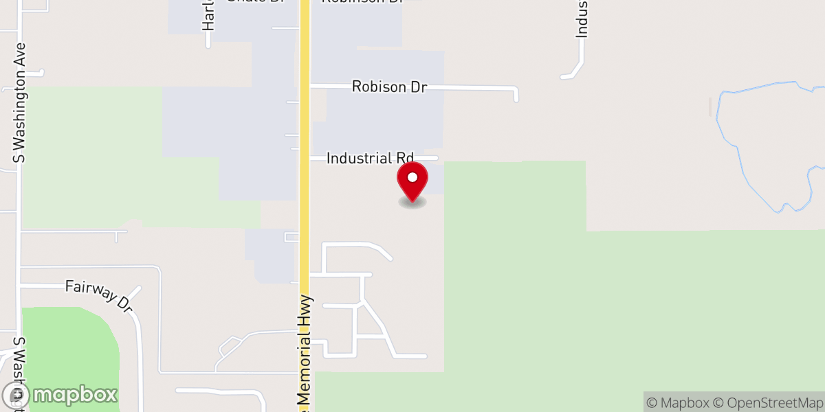 Map showing location of Peace Fellowship Church