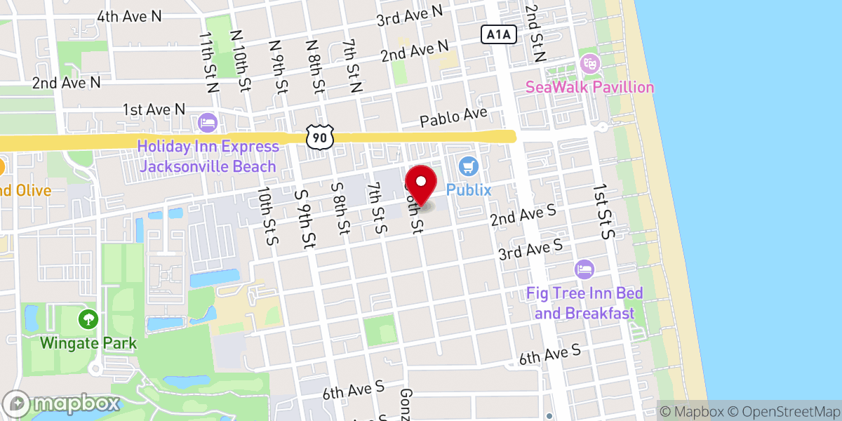 Map showing location of Good Samaritan Life Changing Ministries