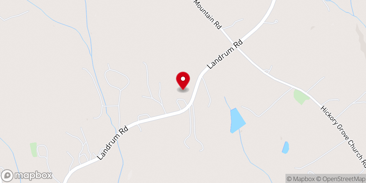Map showing location of Foothills Community Chapel