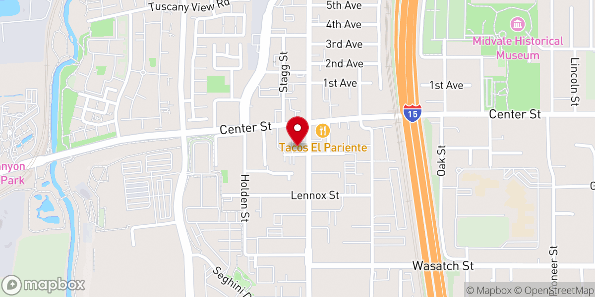 Map showing location of Cornerstone Evangelical Free Church