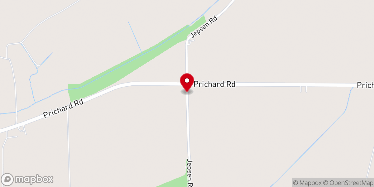 Map showing location of Saint Mathews Church