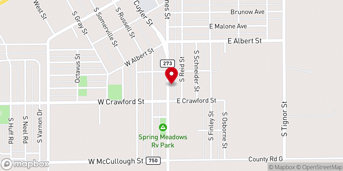 Map showing location of Iglesia Bautista Emanuel