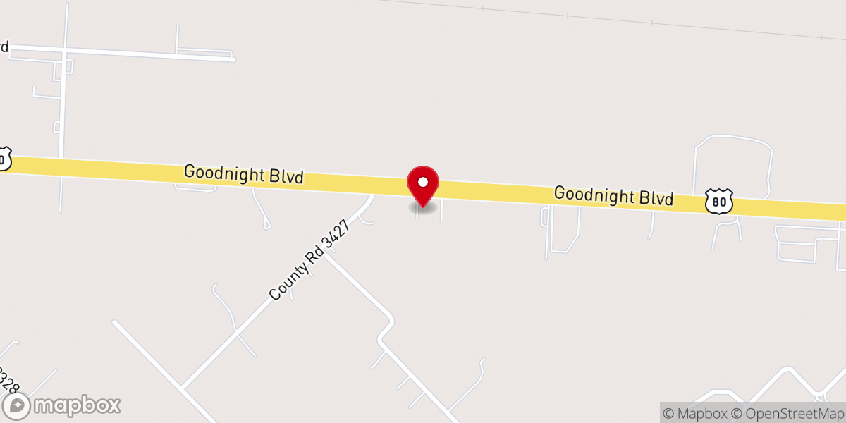 Map showing location of Wesley Chapel Baptist Church