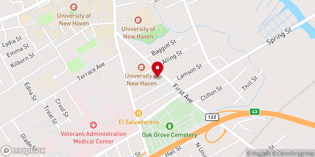 Map showing location of Lluvias de Gracia CT