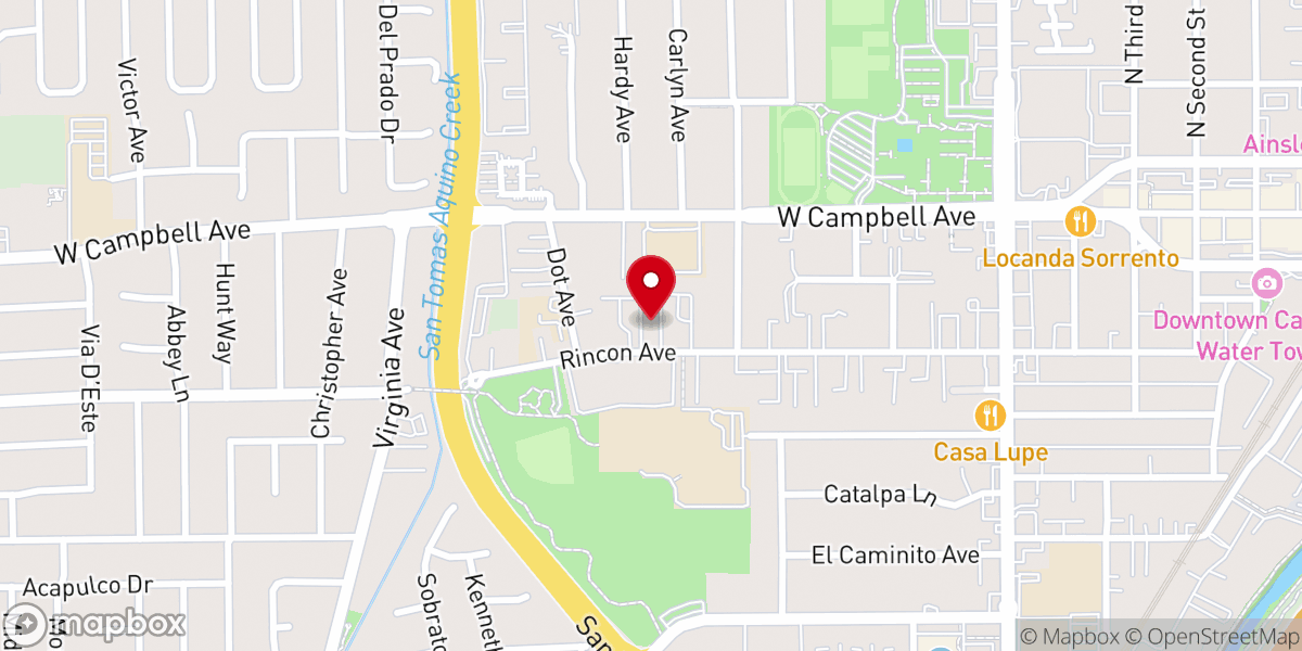 Map showing location of St. George and St. Joseph Coptic Orthodox Church
