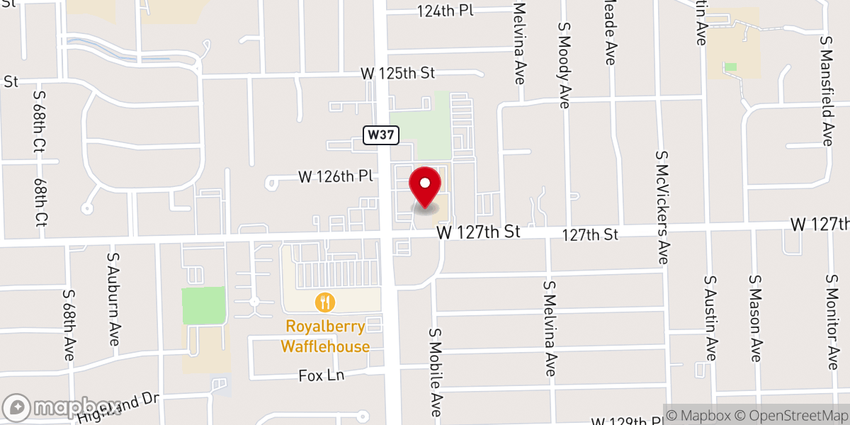 Map showing location of Saint Mary Antiochian Orthodox Church