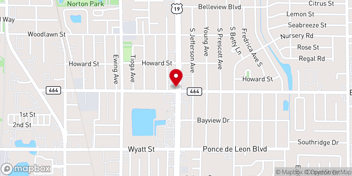 Map showing location of Missouri Avenue Baptist Church