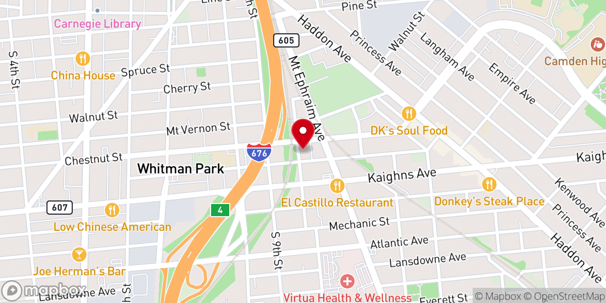 Map showing location of Rock Kingdom Worship Center Church