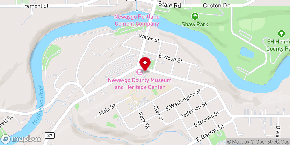 Map showing location of House of Grace Newaygo