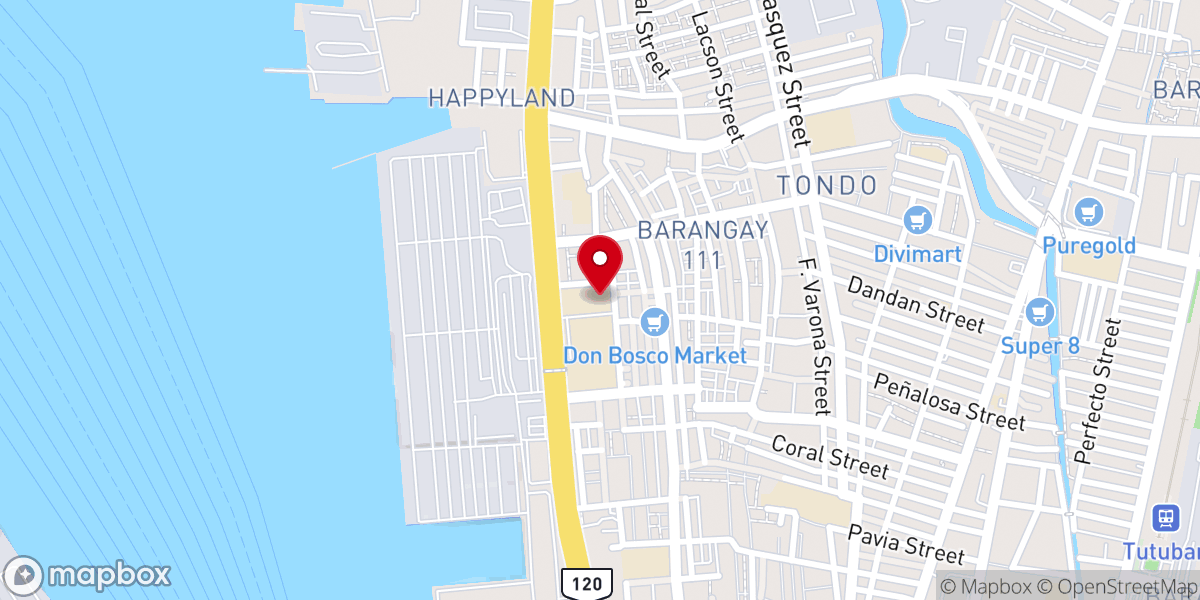 Map showing location of St. John Bosco Parish (Archdiocese of Manila)