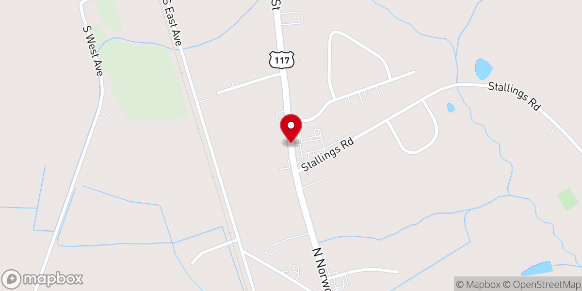 Map showing location of Empact Ministry