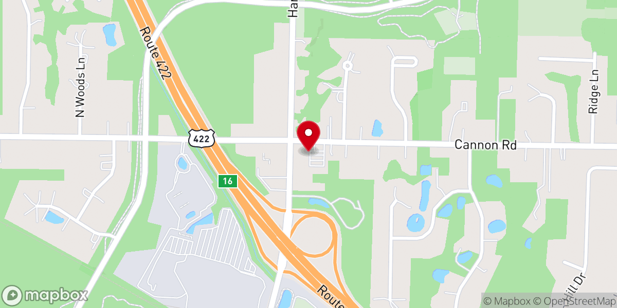 Map showing location of Advent Lutheran Church ELCA