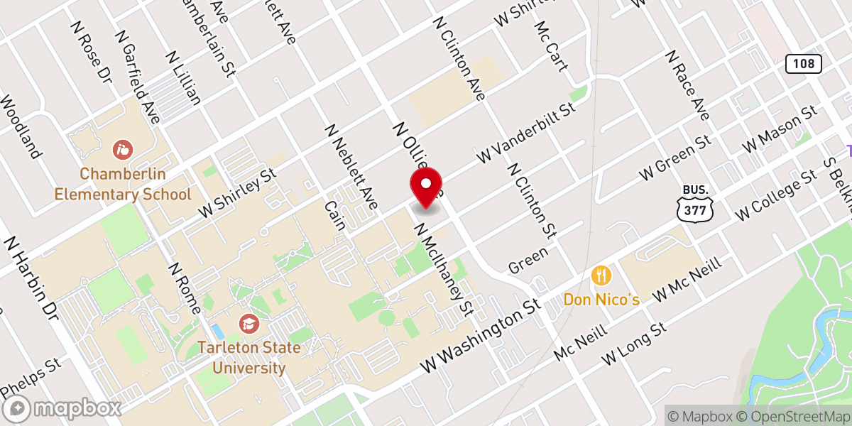 Map showing location of Canterbury House