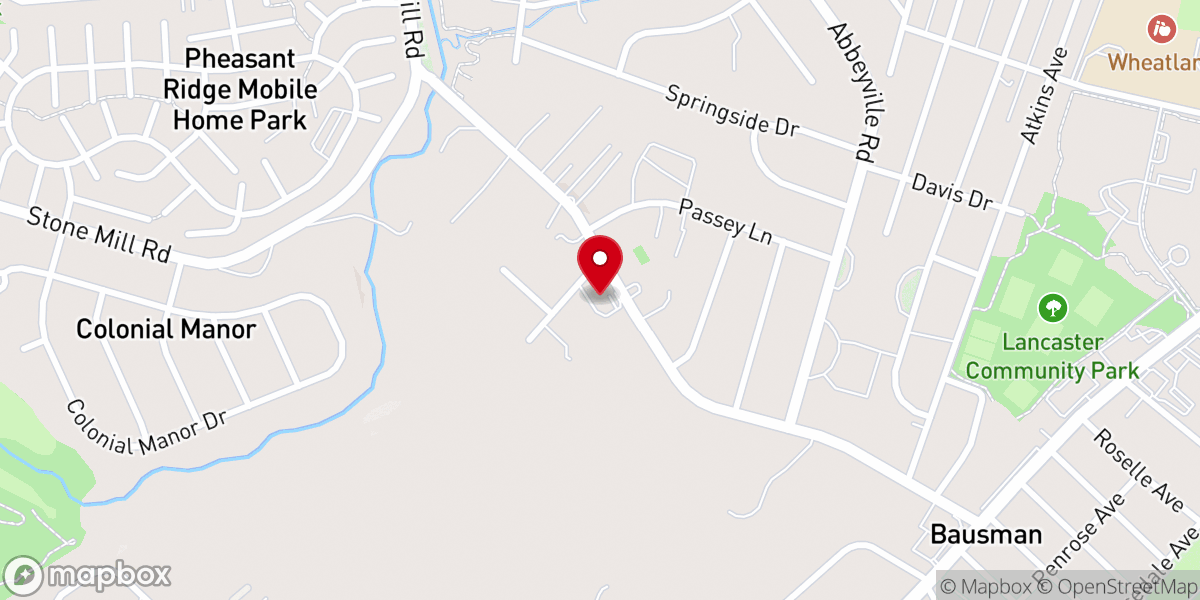 Map showing location of Passionate Church