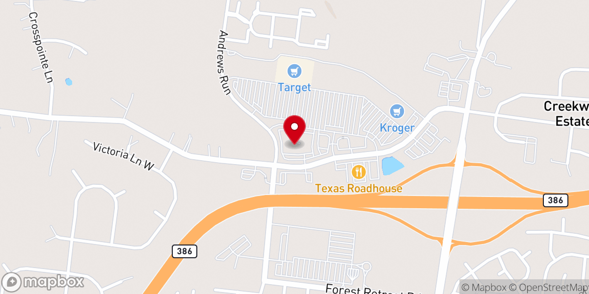 Map showing location of Spirit Fusion Church
