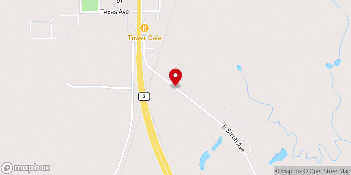 Map showing location of First Baptist Okarche