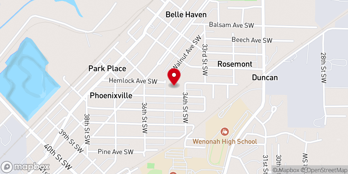 Map showing location of Abraham/Nest of Love Church
