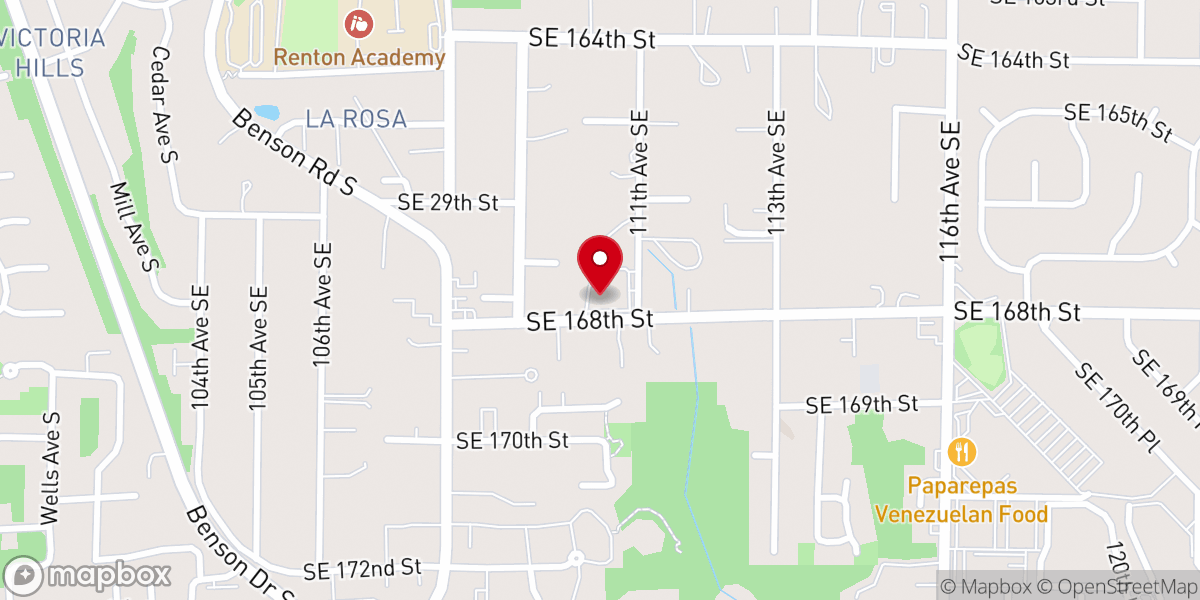 Map showing location of Living Hope Lutheran Church