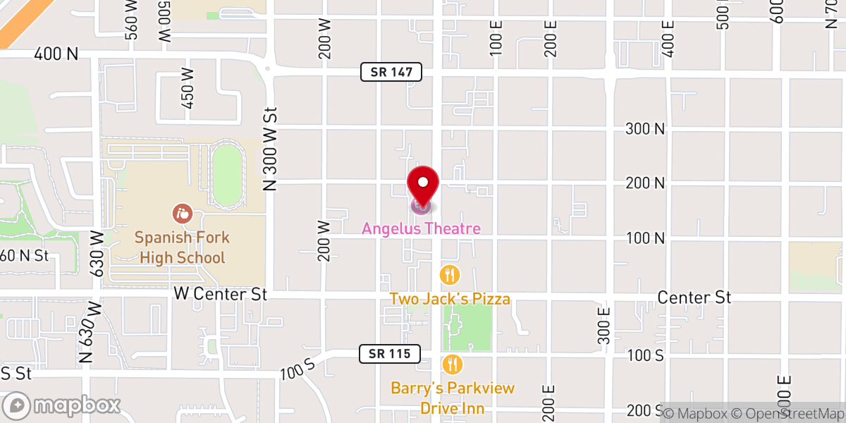 Map showing location of Spanish Fork Emmanuel Seventh-day Adventist Church