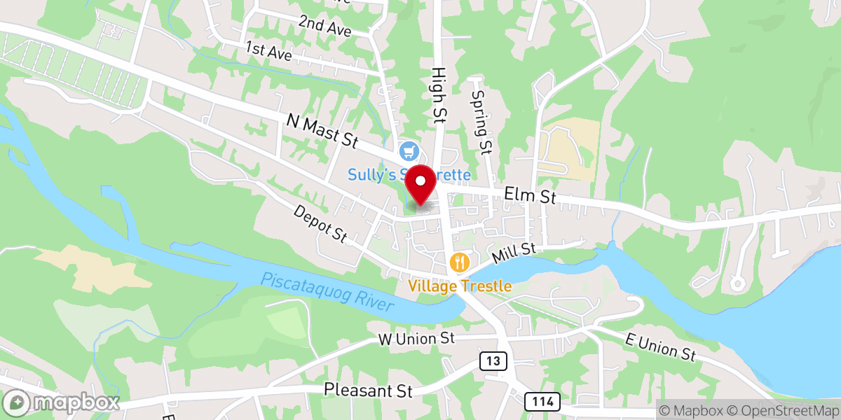 Map showing location of Restore Church