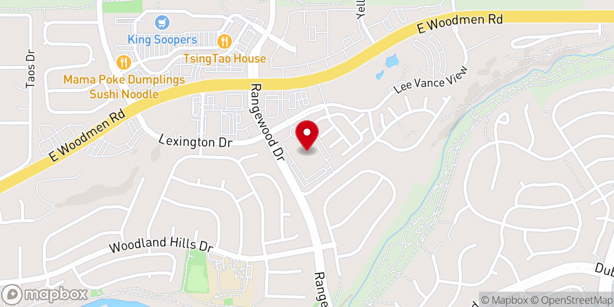 Map showing location of Rock Family Church