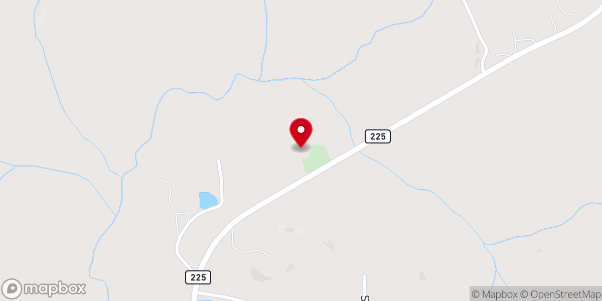 Map showing location of Higher Praise Church of God