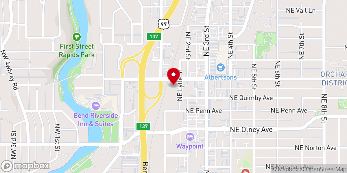 Map showing location of Shepard’s House Ministries