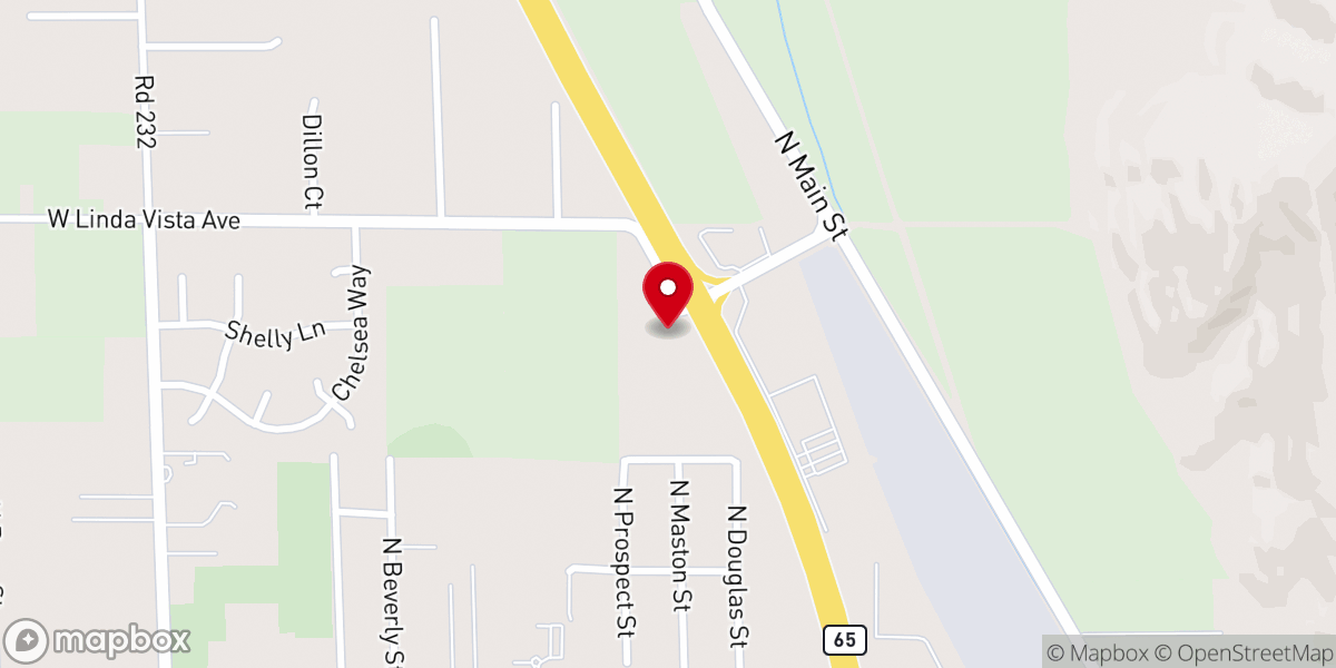 Map showing location of New Hope Christian Fellowship