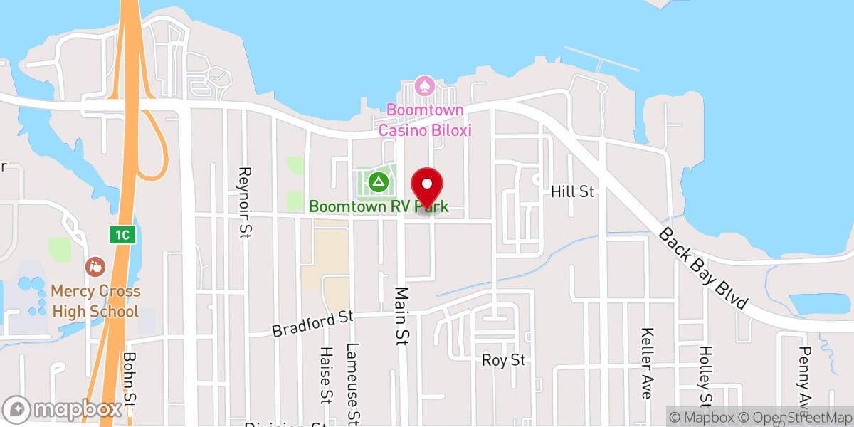 Map showing location of Epworth United Methodist Church