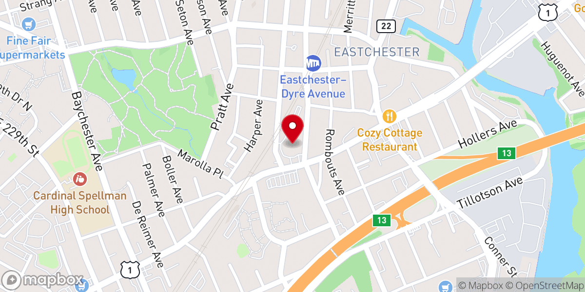 Map showing location of Eastchester Chrysler Jeep Dodge Ram