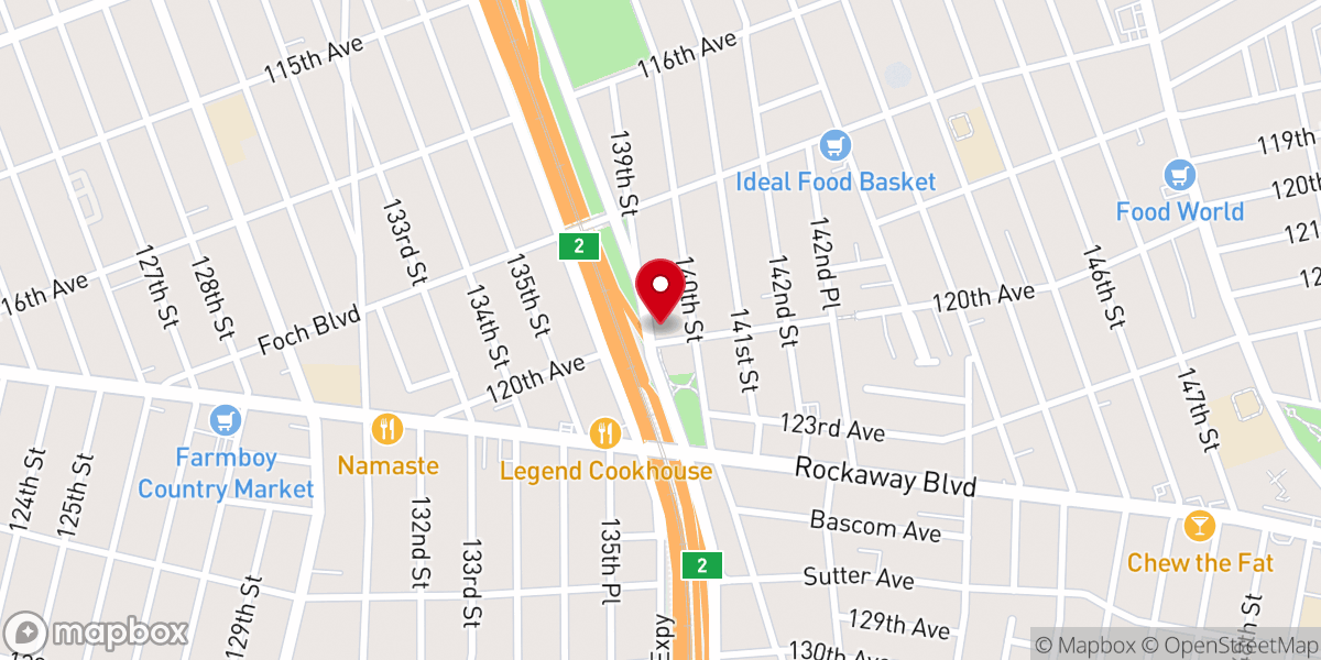 Map showing location of Redemption Holy Tabernacle