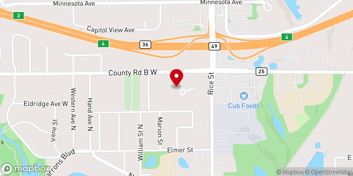 Map showing location of Denise King Ministries