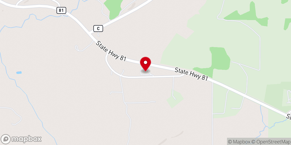 Map showing location of Cornerstone Lutheran Church of Argyle