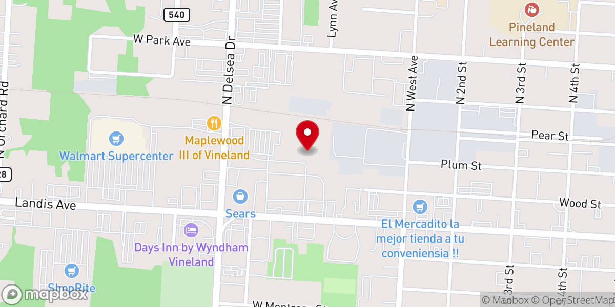 Map showing location of Higher Places Ministries