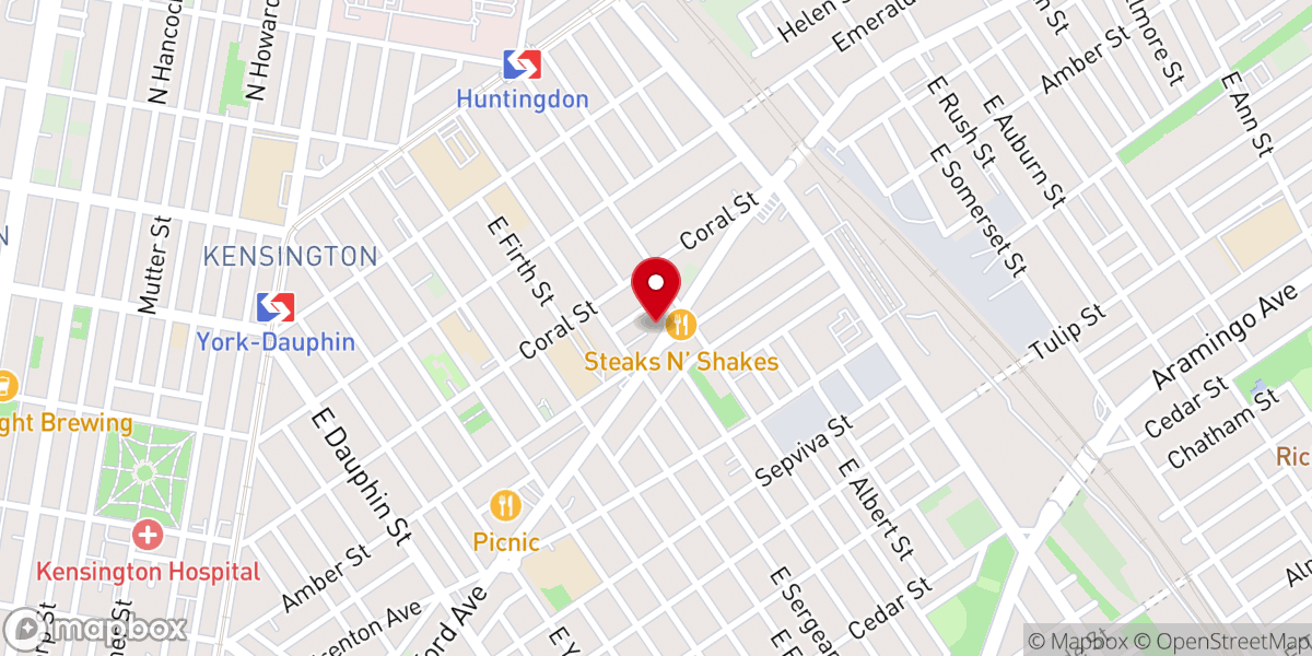 Map showing location of Kevin Edwards Agents of Change Inc