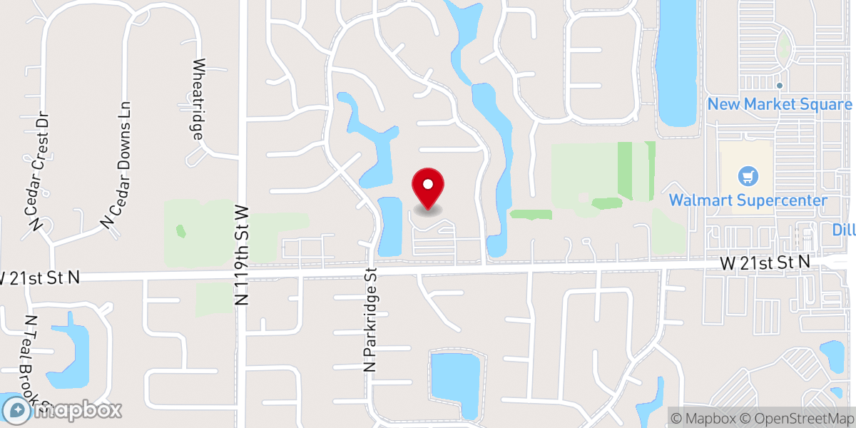 Map showing location of Evangelical Assembly of God