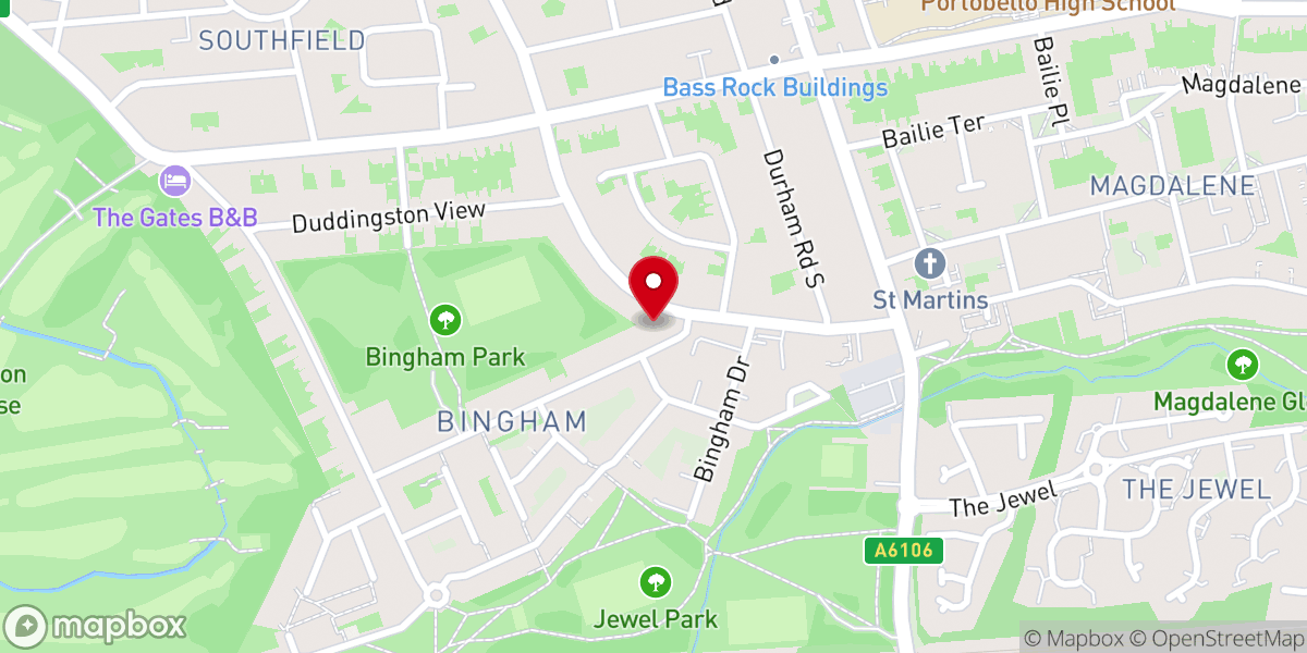 Map showing location of Church of St Mary Magdalene